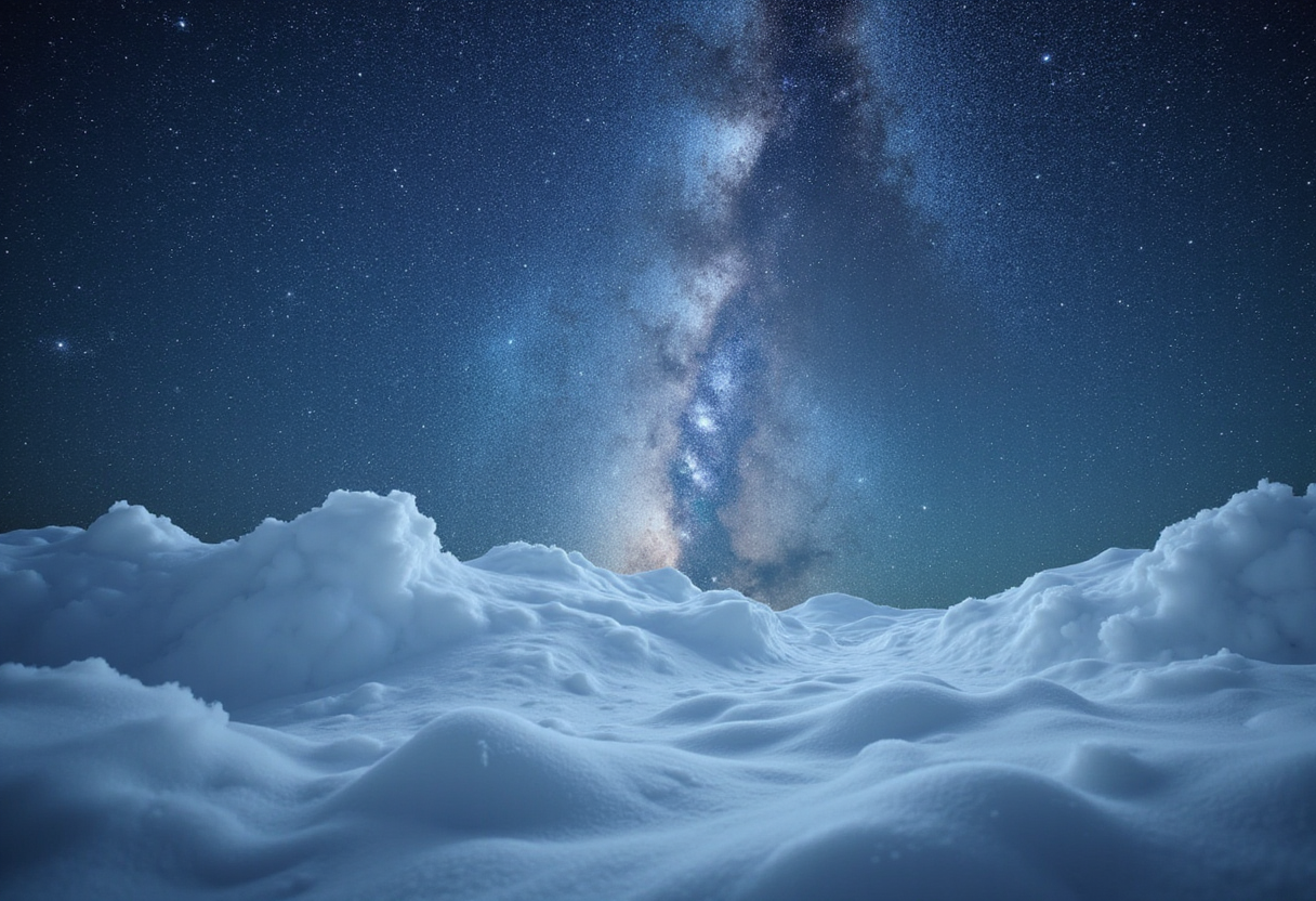 First stellar stream beyond the Milky Way could reveal dark matter