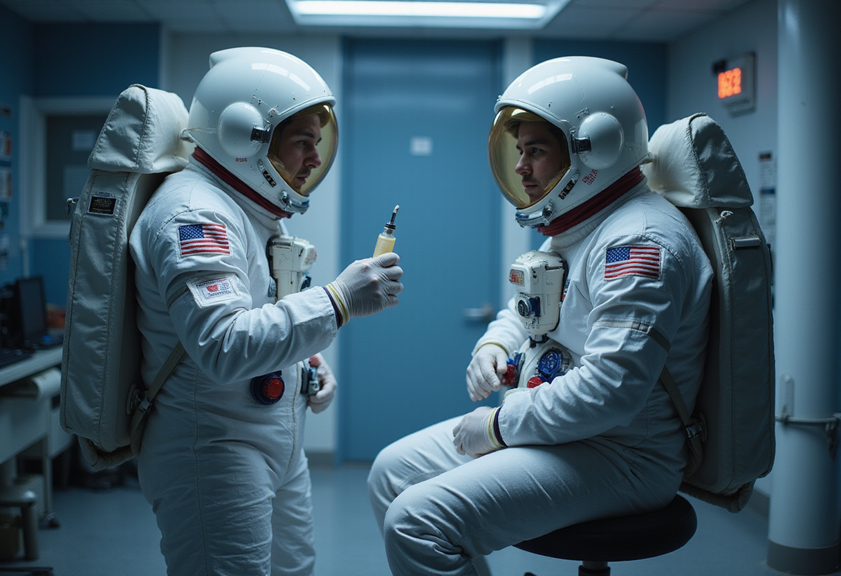 Blood tests reveal why astronauts get constipated in space