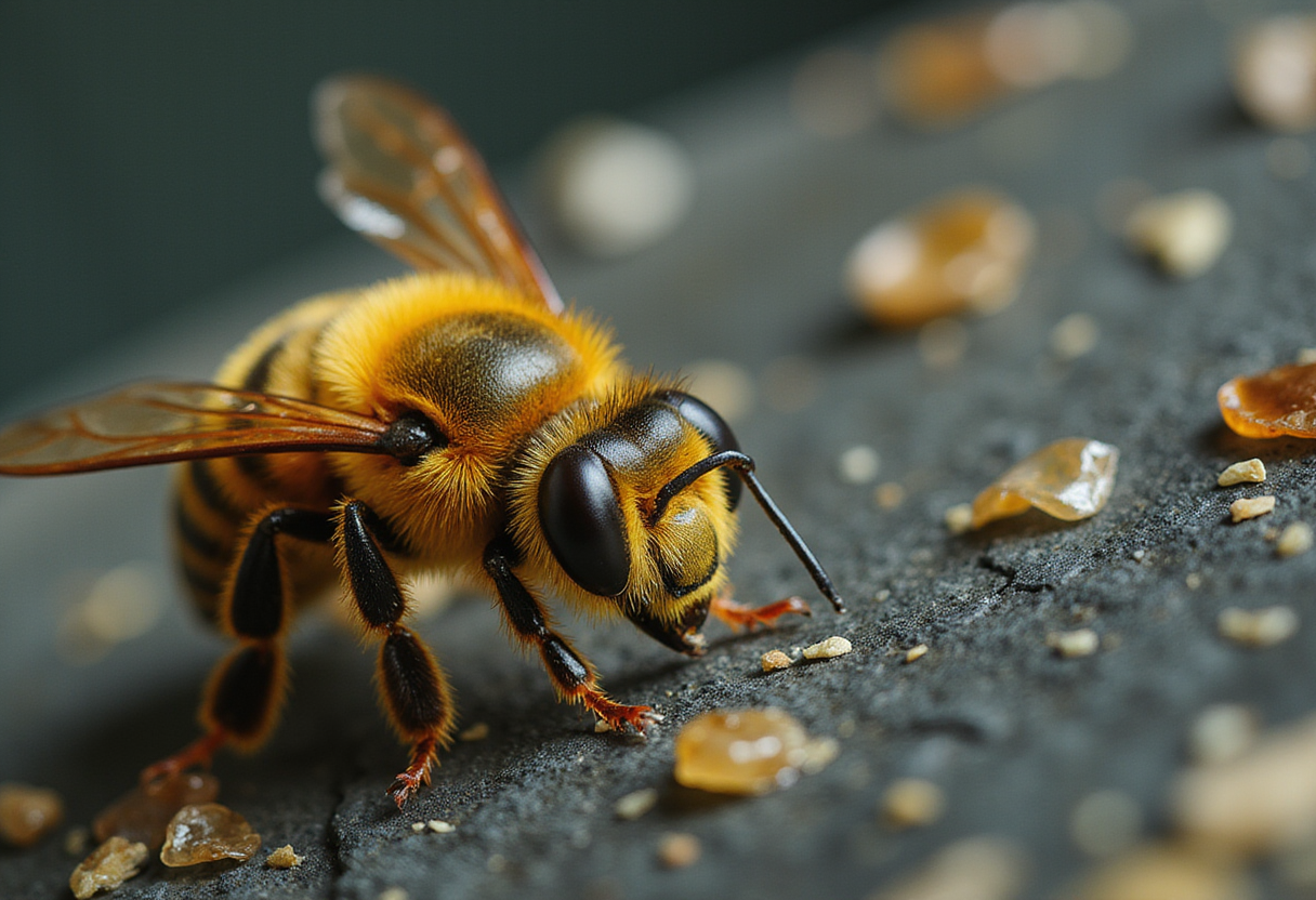 Honeybee silk could power smarter wound dressings
