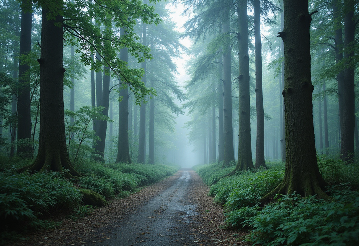 Without water, forests lose their ability to absorb CO₂