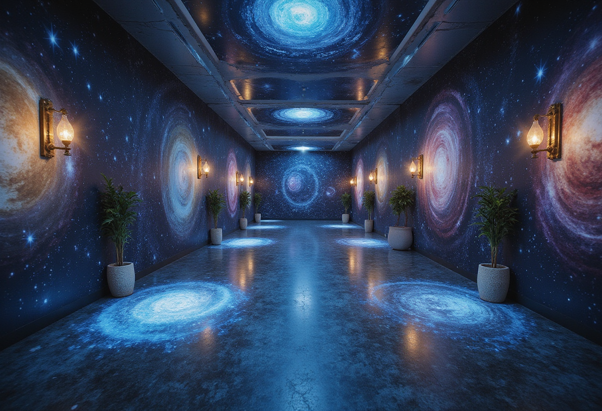 Galaxies in a cosmic house of mirrors