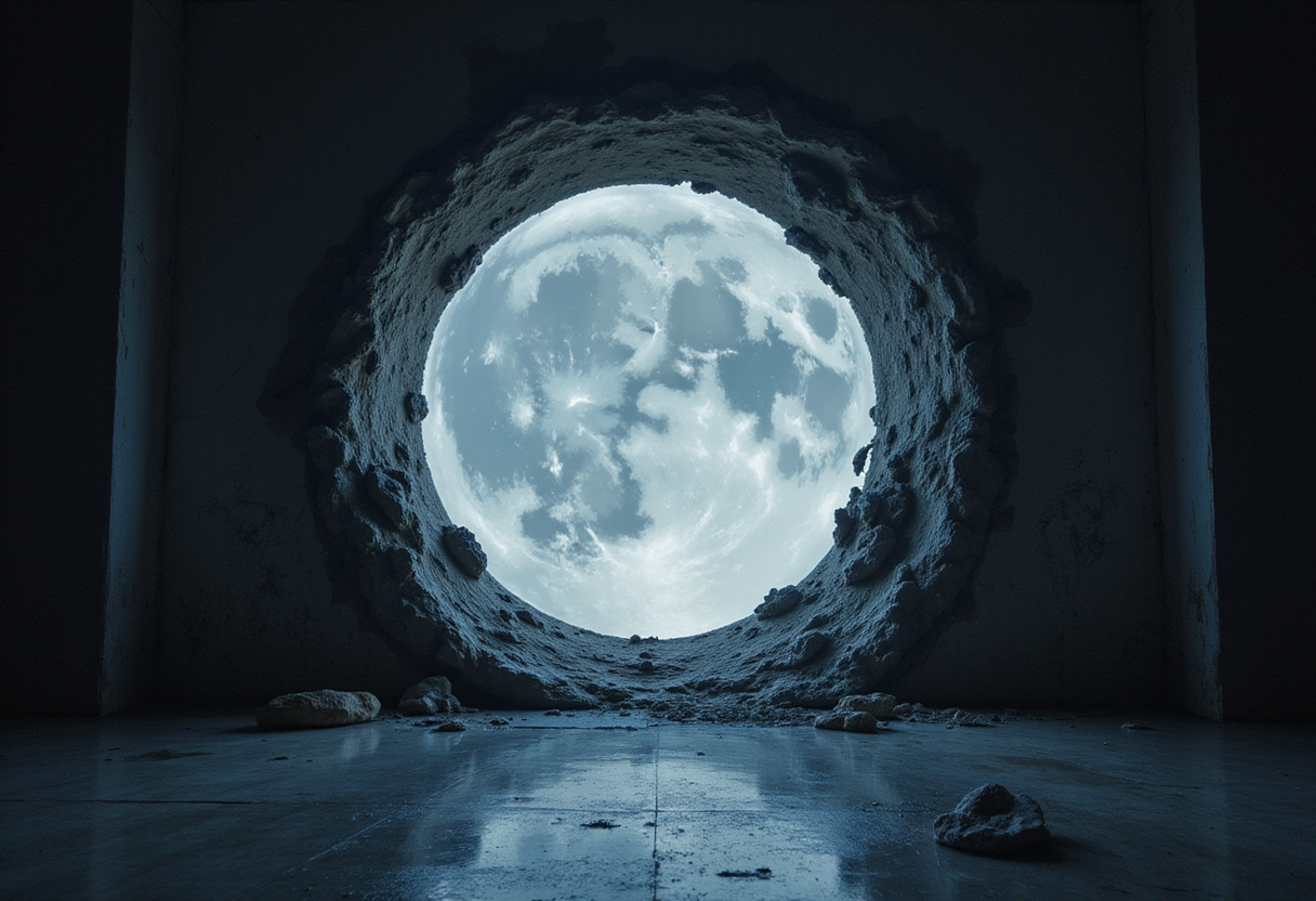This mysterious hole on the Moon may open into a giant cave