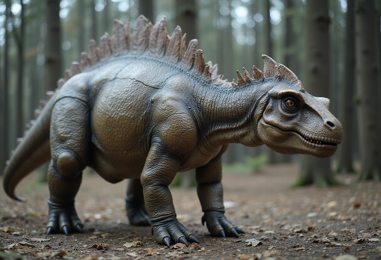 Rare armored dinosaur found in Japan may have ancestors that migrated across a land bridge 100 million years ago