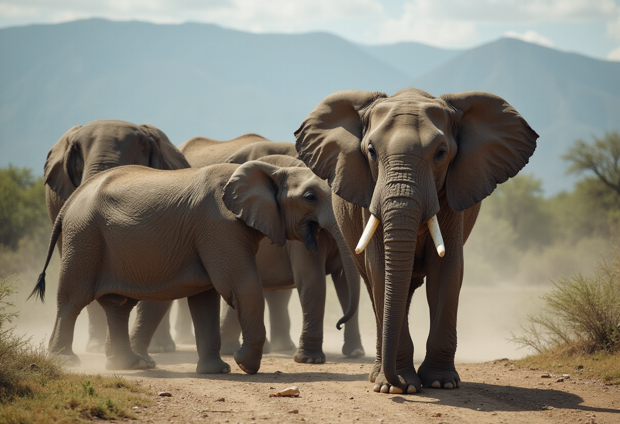 'Move away' and 'stop that!' Wild elephants use a rich gestural repertoire intentionally to 'mean business'